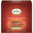 thumbnail image 1 of Twinings Decaffeinated English Breakfast Black Tea, 100 Individually Wrapped Tea Bags, Smooth, Flavourful Black Tea, 1 of 4