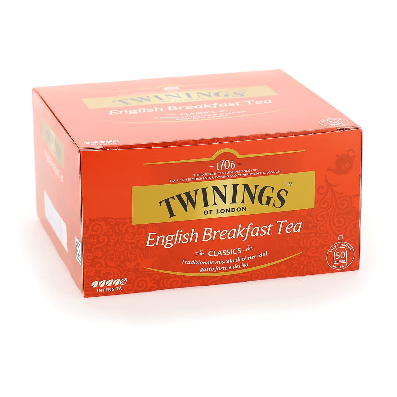 Twinings of London English Breakfast Tea, 50 Count