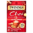 thumbnail image 1 of Twinings Of London Ultra Spice Chai Tea Bags, 20 Ct, 1.41 oz.-Pack Of 4, 1 of 5