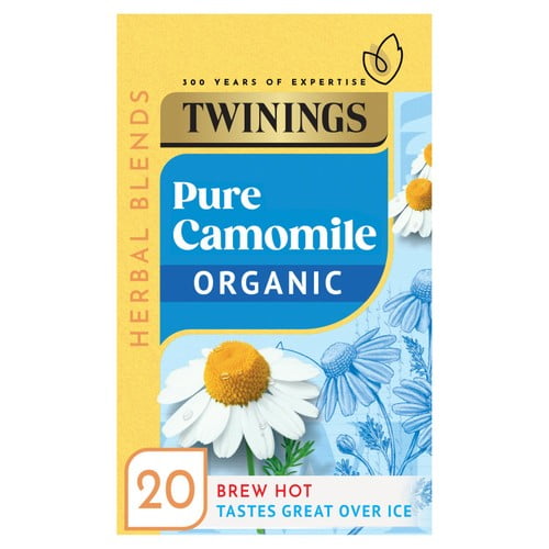 Twinings Organic Camomile Tea 20's, British Import (Pack of 3)