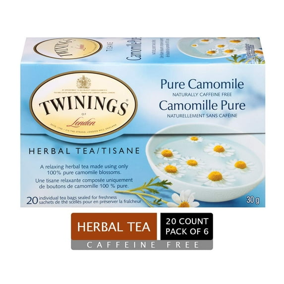 Twinings Organic Camomile Tea Bags 20 per pack - Pack of 6