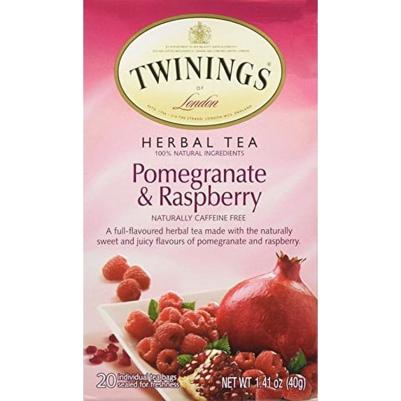 Twinings Pomegranate & Raspberry Tea, 20 ct