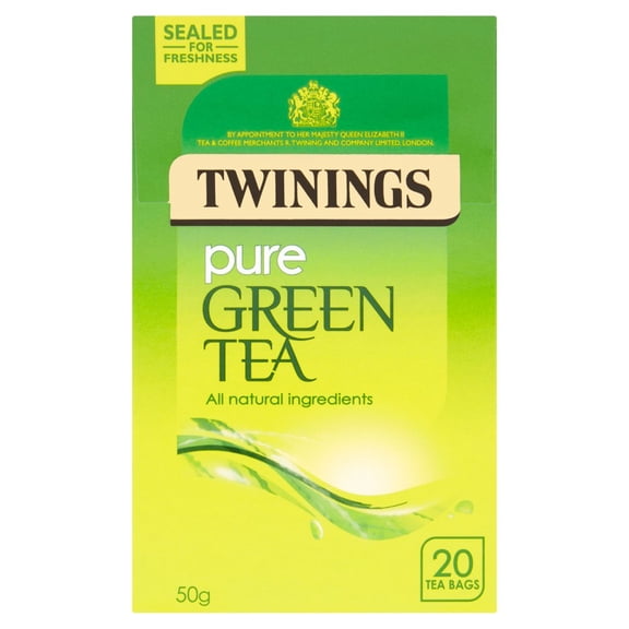 Twinings Pure Green Tea 20 Tea Bags 50g (pack of 4)