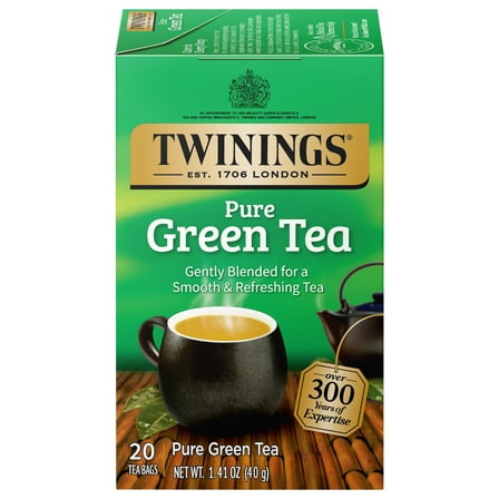 Twinings Pure Green Tea Bags, 20 Count Box