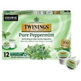 Twinings Pure Peppermint Herbal Tea KCup Pods for Keurig, 12 Count