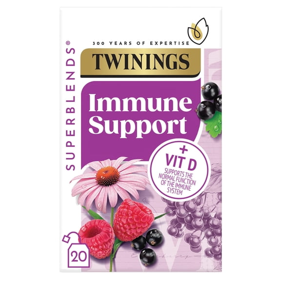Twinings Sprbnds Immune Support 20 Teabags 40G, Imported from Britain