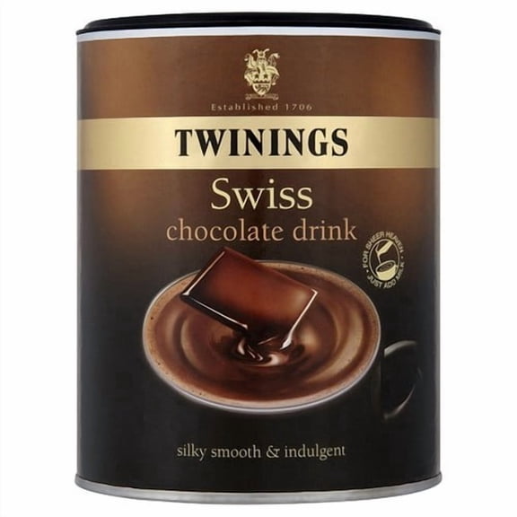 Twinings Swiss Hot Chocolate Drink 350g, British Import (Pack of 2)