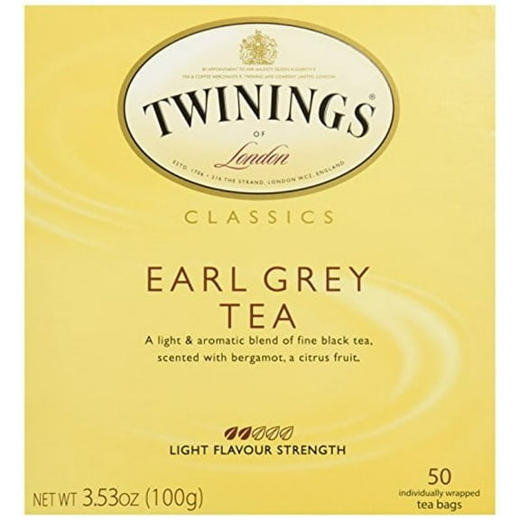 Twinings Tea Earl Grey Tea, 50 ct