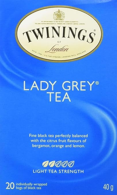 Twinings Tea Lady Grey Tea, 20 ct(packaging may vary)