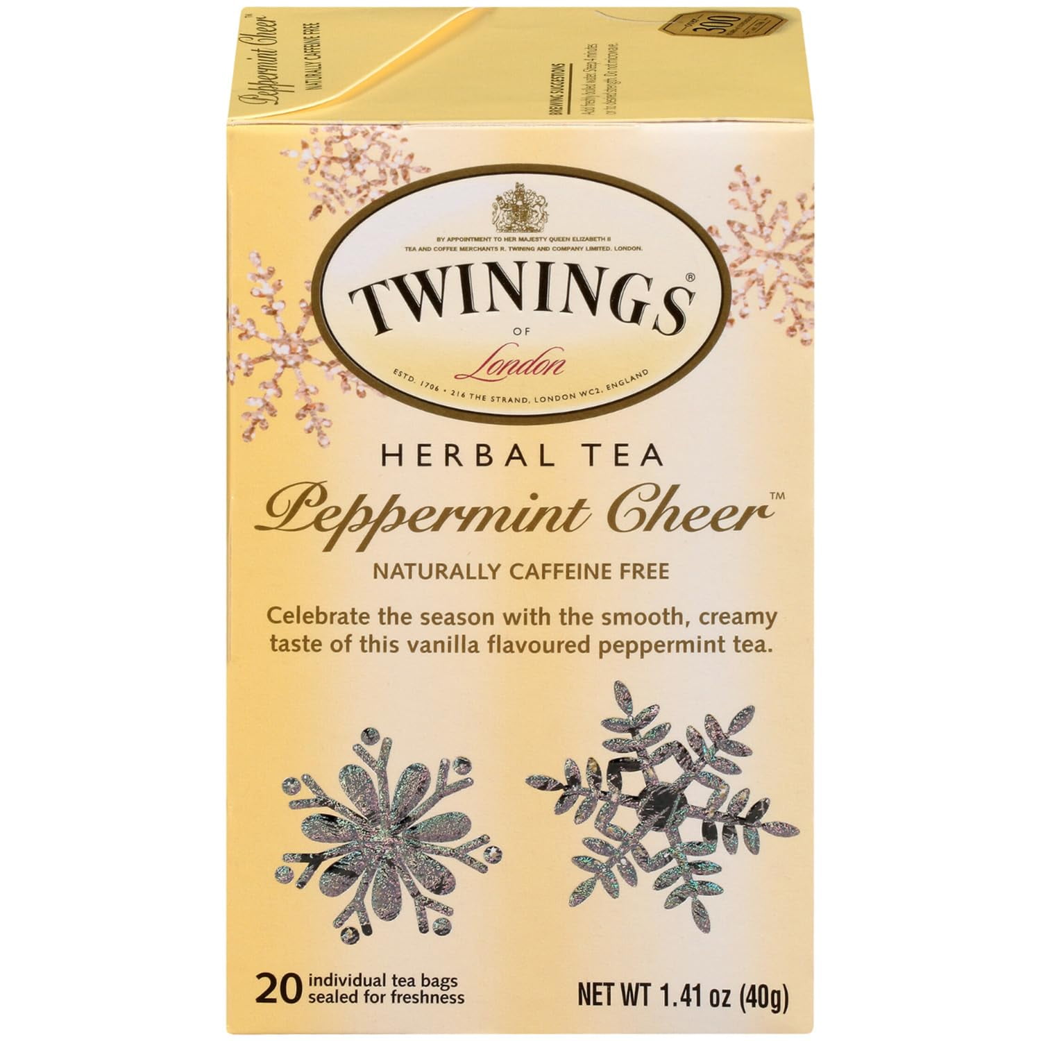 Twinings Tea Peppermint Cheer, Special Edition Peppermint Tea