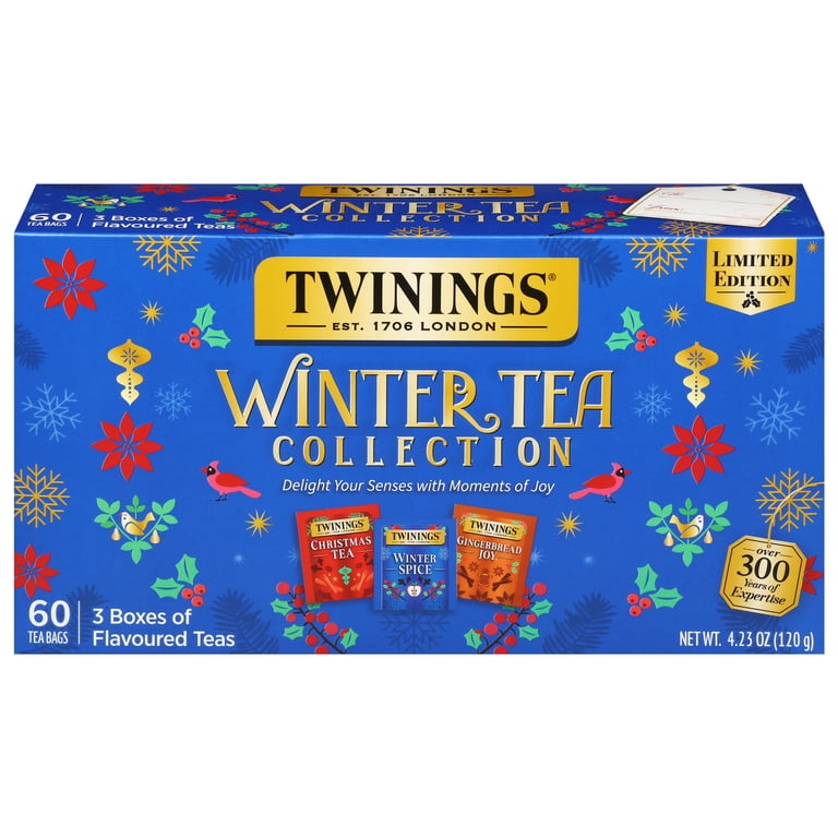 【期間限定発売】Twinings ウィンターティーコレクション 3種ティー60袋 Twinings Winter Collection Tea Bags, 3 Boxes, 60 Count - Walmart.com