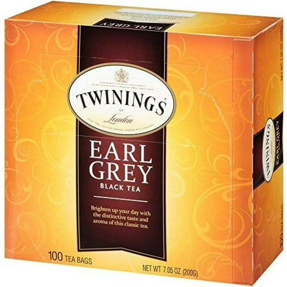Twinings of London Earl Grey 100 ct Tea Bags 200g Box