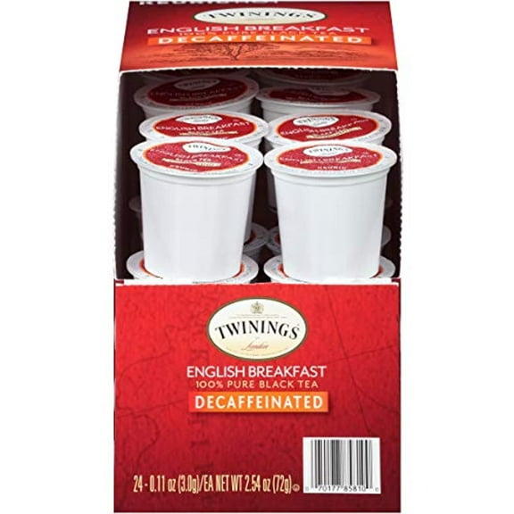 Twinings of London English Breakfast Tea 24-Count K-Cups Compatible with all Keurig 2.0 Brewers