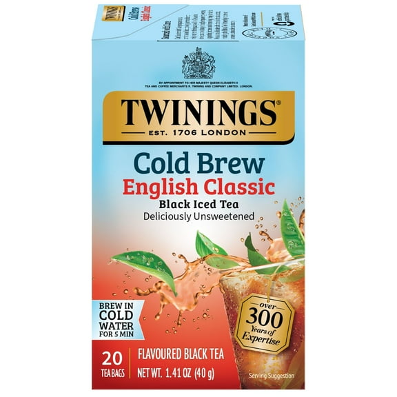 Twinings of London English Classic Cold Brewed Tea, 20 Ct