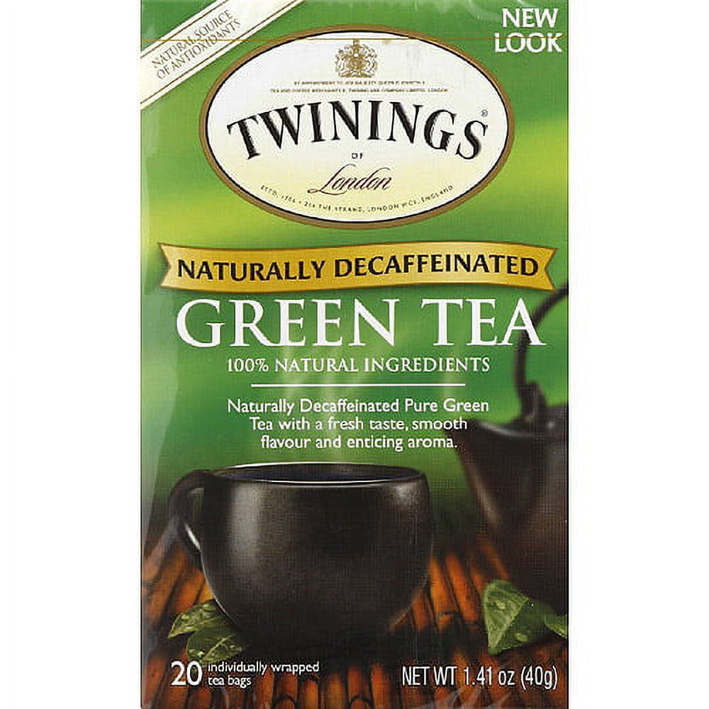 Twinings of London Naturally Decaffeinated Green Tea Bags, 1.41 oz