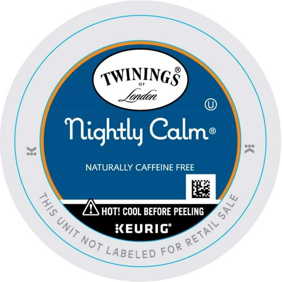 Twinings of London Nightly Calm Herbal Tea K-Cups for Keurig, 12 Count