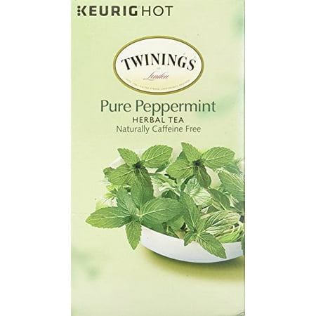 Twinings of London Pure Peppermint Tea K-Cups for Keurig, 24 Count