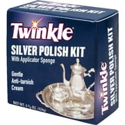 Twinkle 525005 Silver Cleaner/Polish Kit, 4.4 oz.