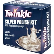 Twinkle 525005 Silver Cleaner/Polish Kit, 4.4 oz.