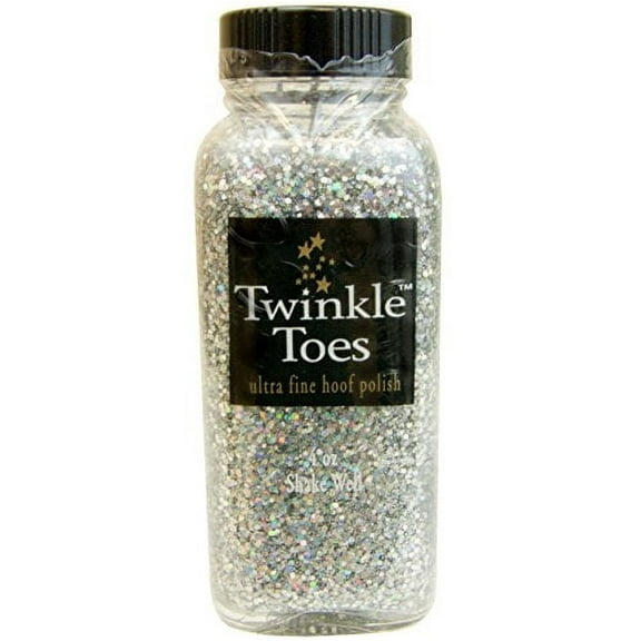 Twinkle Glitter Products TP0510 4 oz Toes Hoof Polish, Silver