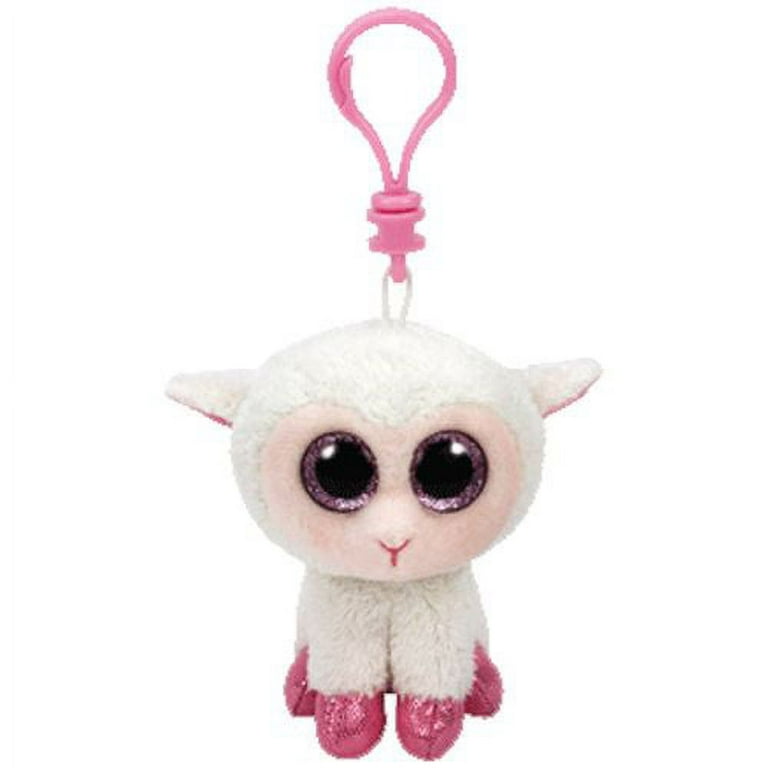 Twinkle Lamb Beanie Boo Clip 5 inch - Stuffed Animal by Ty (35004)