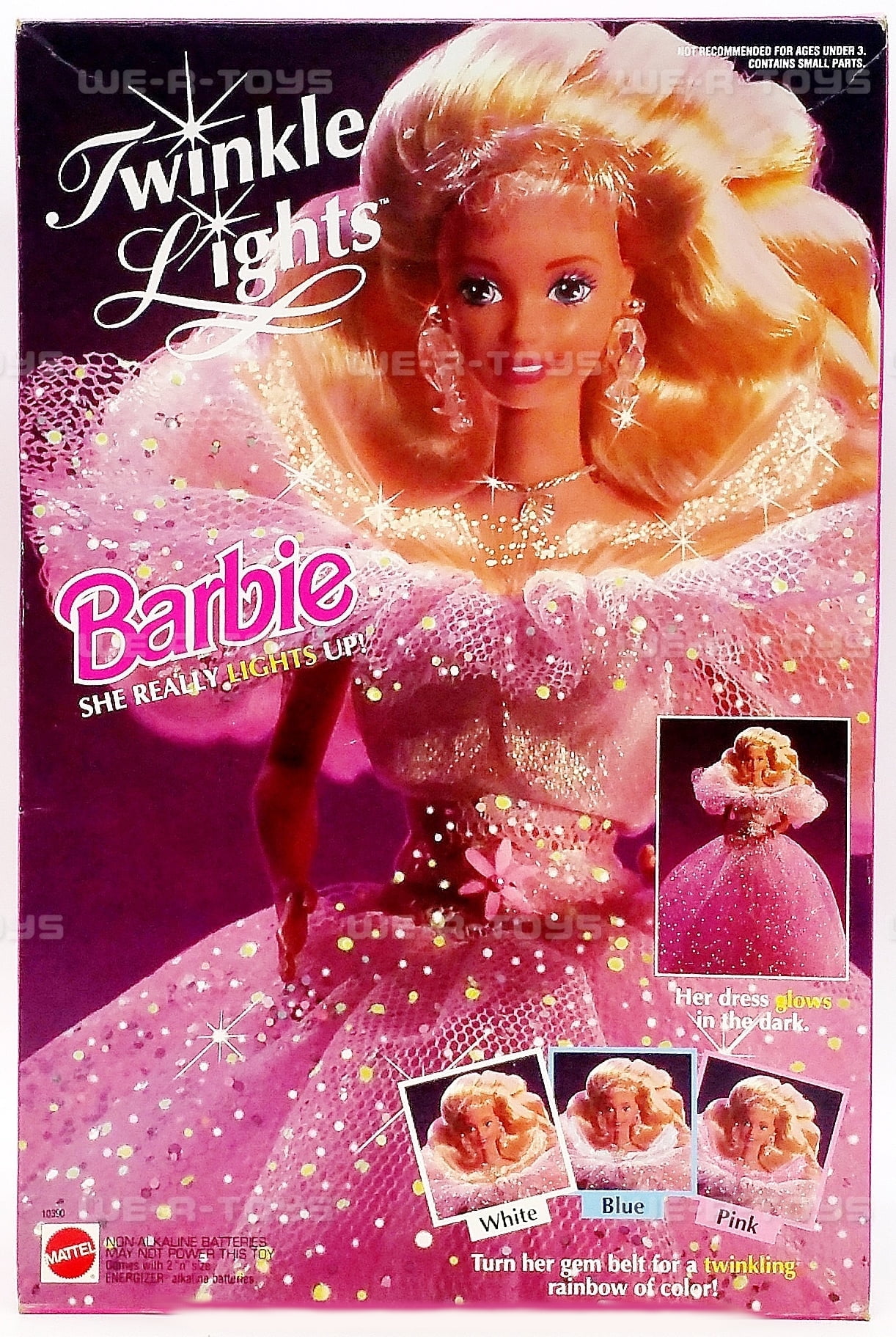 Twinkle Lights Barbie Doll 1993 Mattel 10390 - Walmart.com