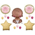 thumbnail image 1 of Twinkle Little Star African American Baby Girl shower party balloons Decoration, 1 of 1