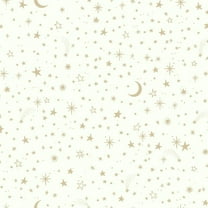 Twinkle Little Star Gold Peel and Stick Wallpaper