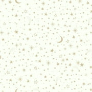 Twinkle Little Star Gold Peel and Stick Wallpaper