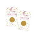 thumbnail image 1 of Twinkle Little Star Scratch Off Game Cards for Baby Showers, Graduation or Birthday, Celestial Pink and Gold, 30 Pack - Paper Clever Party, 1 of 5