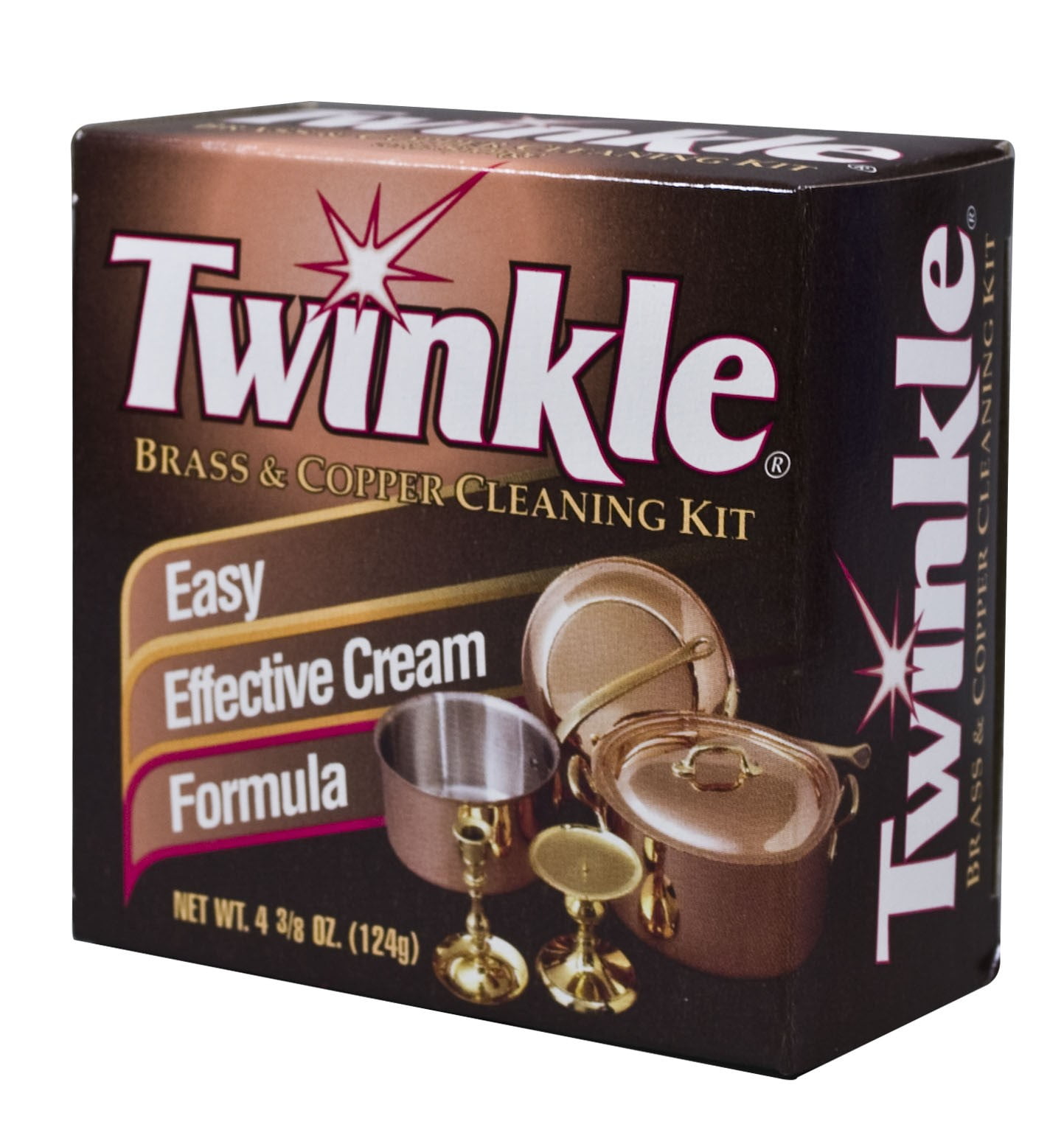 MALCO PRODUCTS INC Twinkle 4.4-oz. Brass & Copper Cleaner Cleaning Kit 525105