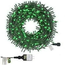 Twinkle Star 200 LED 66FT Christmas Fairy String Lights, St Patricks Day Lights with 8 Lighting Modes, Mini String Lights Plug in for Indoor Outdoor Halloween Garden Wedding Party Decoration, Green