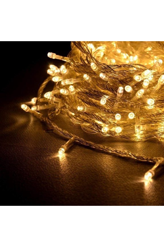 200 LED String Lights,66ft Plug in String Lights 8 Modes Waterproof for Indoor Outdoor Christmas Tree Wedding Party Bedroom Warm White