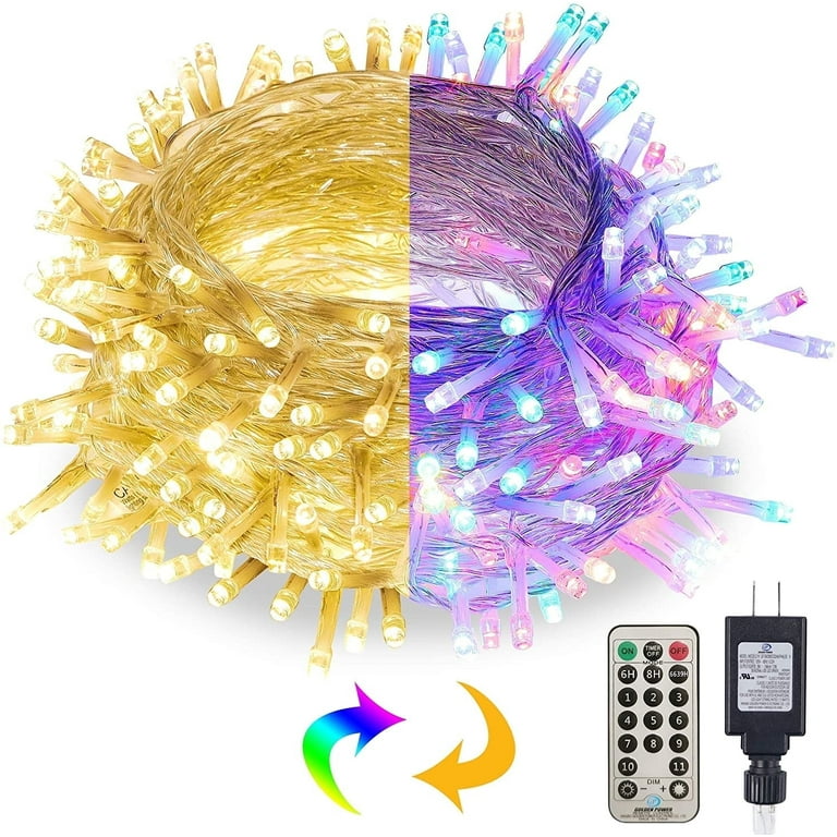 Twinkle star christmas lights 200 led multicolor led string lights multicolor clearance