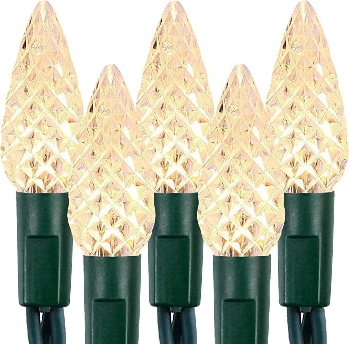 Twinkle Star C6 Christmas String Lights, 100 LED 33ft Fairy Lights with