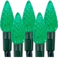 Twinkle Star C6 St Patricks Day String Lights, 100 LED 33ft Fairy