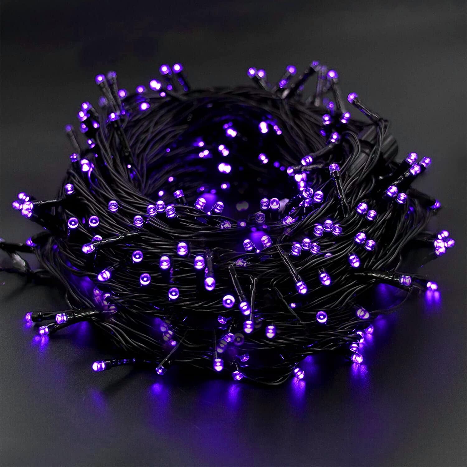 Twinkle Star LED String Lights, Plug in String Lights 8 Modes