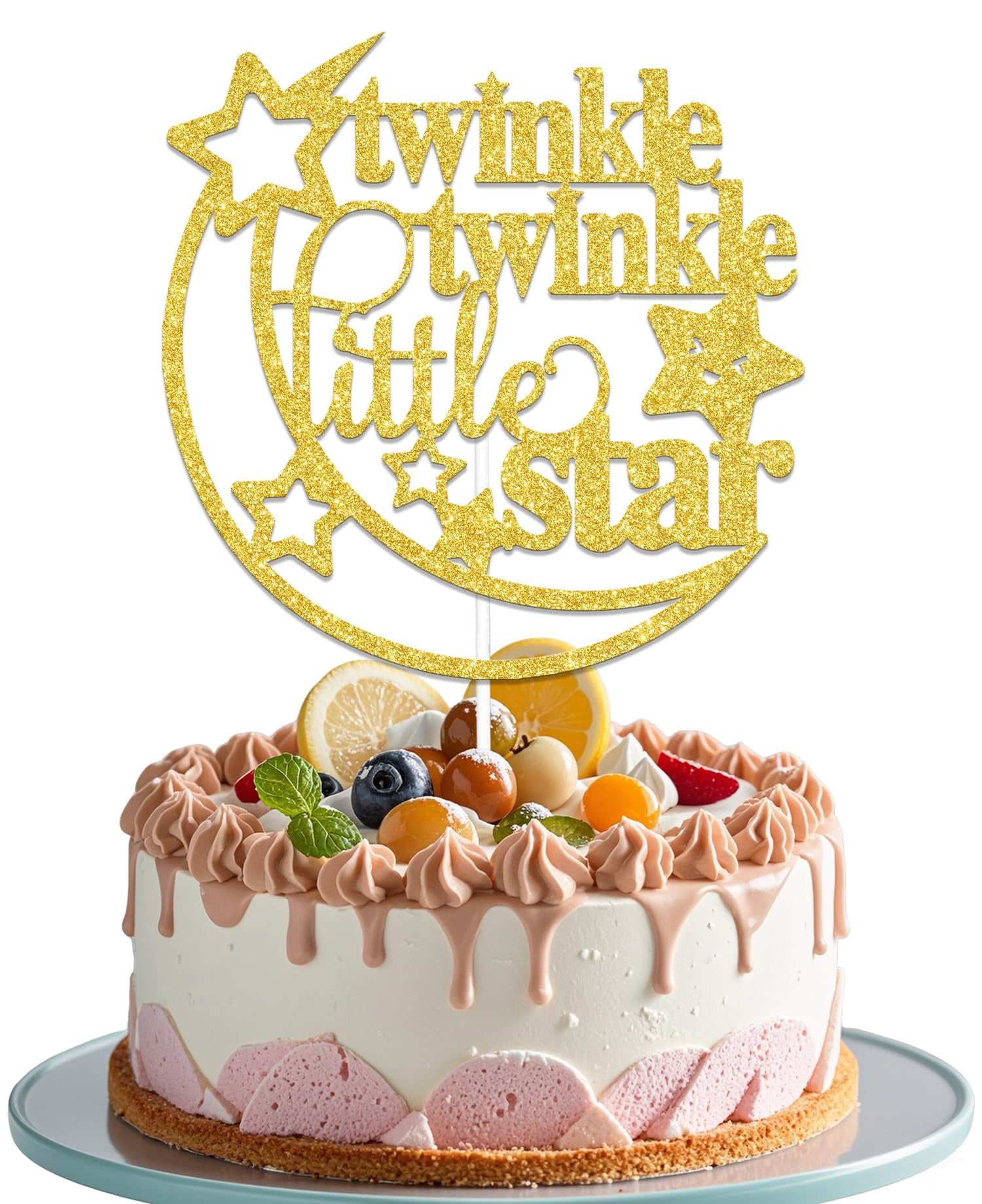 Twinkle Twinkle Little Star Cake Topper,Stars ITL1 Moon First Birthday ...