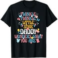 thumbnail image 1 of Twinkle Twinkle Little Star Gender Reveal For Dady Dad T-Shirt, 1 of 4