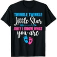 thumbnail image 1 of Twinkle Twinkle Little Star Gender Reveal Party Baby Shower T-Shirt, 1 of 4