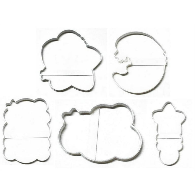 Baby Shower Cookie Cutters, Set of 5