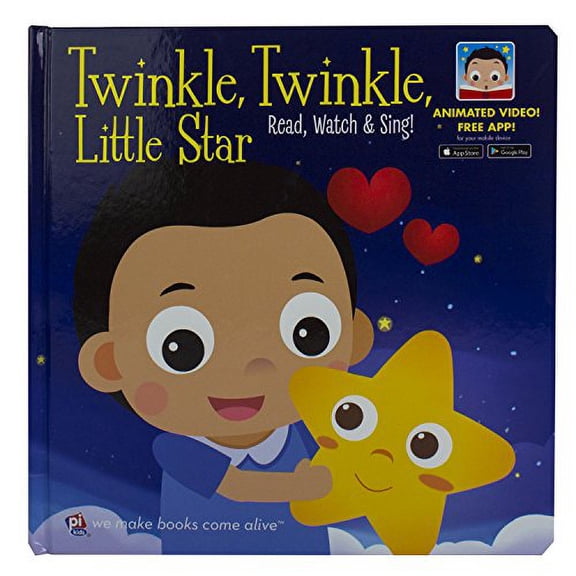 Pre-Owned Twinkle, Twinkle, Little Star Video Board Book (p i kids) Read, Watch, & Sing! Free Downloadable App Paperback