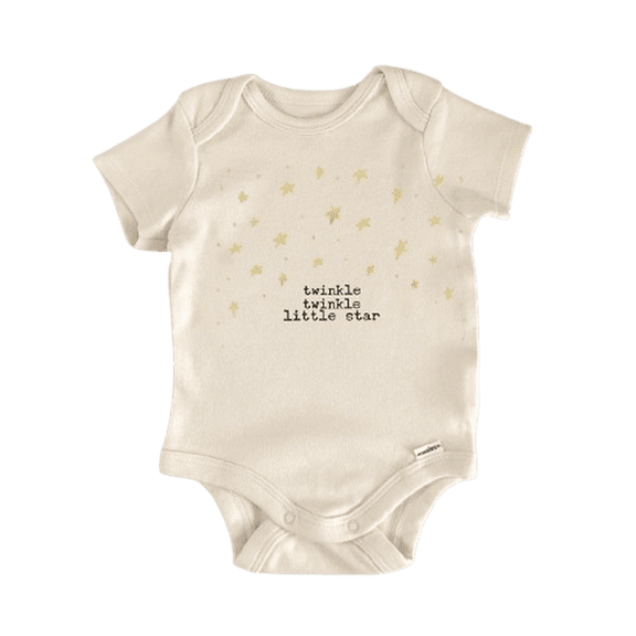 Twinkle Twinkle Star Newborn Baby Bodysuit