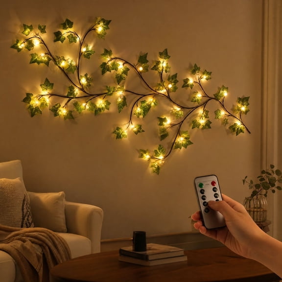Twinkle Wood Lights, Enchanted Willow Vine Lights with Remote Control, Warm Glow Vine Lights for Wall Decor, Flexible Artificial Branch String Lights for Christmas Bedroom Living Room Decoration