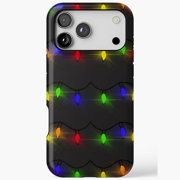 Twinkling Christmas Lights Celebration Case for iPhone 17 16 15 14 13 12 11 Pro Max