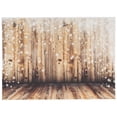 thumbnail image 1 of Twinkling Lights Rustic Poly Backdrop - Party Decor - 1 Piece, 1 of 1