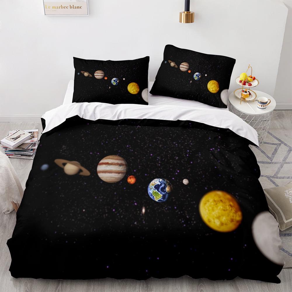 Twinkling Stars Comforter Cover Nebula Galaxy Bedding Sets Universe ...