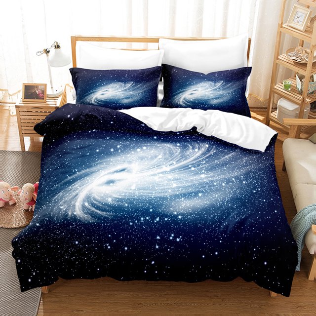 Twinkling Stars Comforter Cover Nebula Galaxy Bedding Sets Universe
