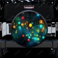 Twinkling String Lights Art Polyester Universal Spare Wheel Tire Cover