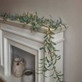 thumbnail image 1 of Twinkling Tree Fairy Light Olive Vine, 6FT 96 LED Fairy Lights Prelit - Battery Operated, Pre-lit Lighted Artificial Olive Garland with Timer for Christmas Fireplace Decorations (1pc Pointed), 1 of 9